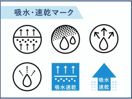 接触冷感・吸湿速乾
