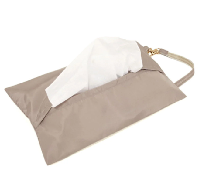 ワッツ　ティッシュケース ストラップ付き