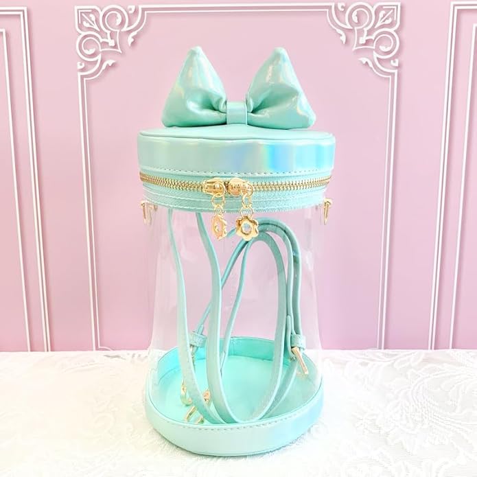 猫耳風リボン付きぬいバッグ