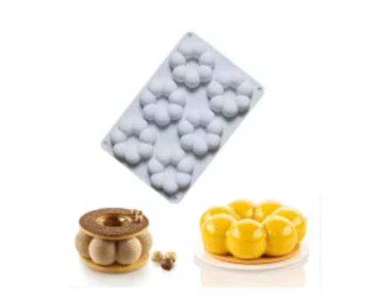 シリコン型 6個取り ドーナツ型 シリコンモールド