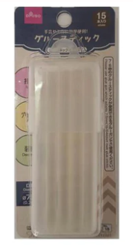 グルースティック(クリア、15本、ボックス付)
