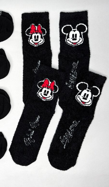 キャンドゥモコモコルームソックスミッキー