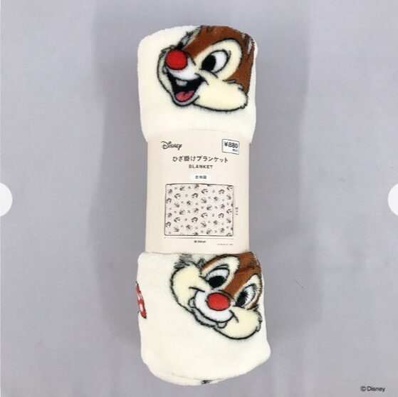 ディズニー/チップ&デール ひざ掛けブランケット