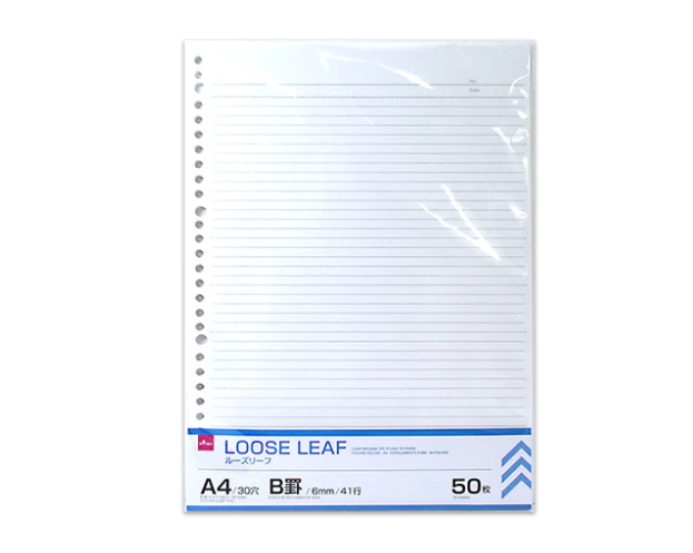 ダイソールーズリーフA4