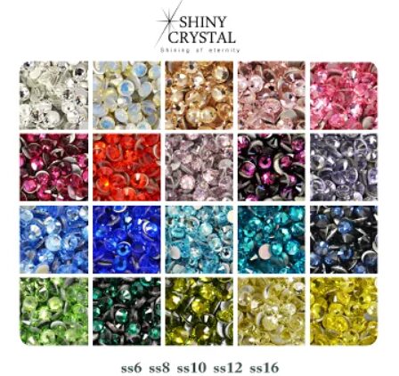 超高品質クリスタルラインストーン「SHINY CRYSTAL(シャイニークリスタル)