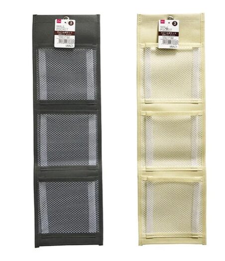 ウォールポケット（３ポケット、メッシュ）