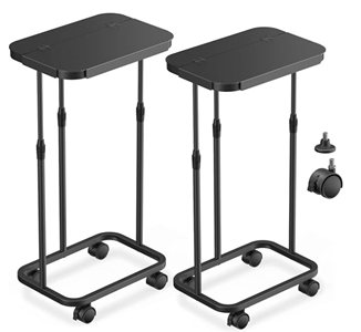 TTWO ゴミ袋ホルダー フタ付き 横開き 高さ調整W33.5×D22.5×H（47.5～81）cm ゴミ袋スタンド スリム 20L～90L対応 大容量 分別 ワイドな開口 フレーム ダストスタンド レジ袋 ポリ袋ホルダー リサイクルスタンド ビニール袋 おしゃれ かけるだけ 取り換え簡単 キャスター・アジャスター付き (2個-ブラック)