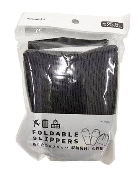折り畳みスリッパ/収納袋付き 女性用