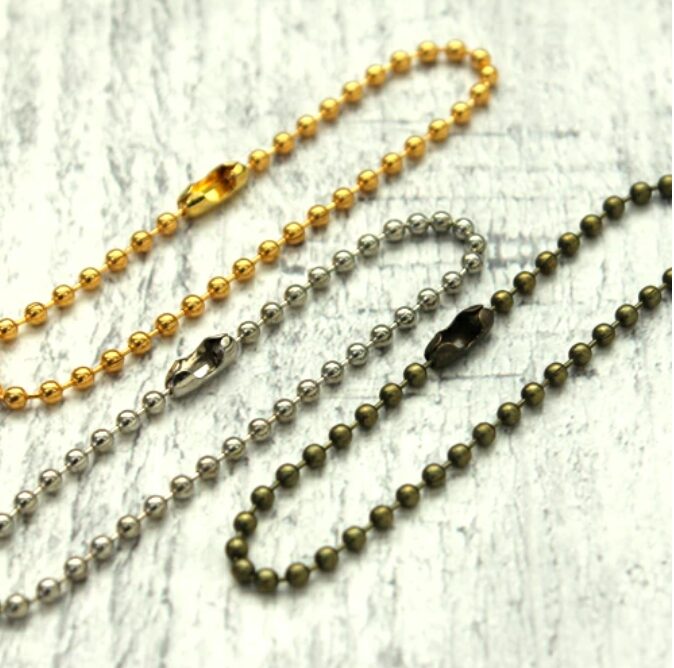 錆びにくい真鍮製 ボールチェーン