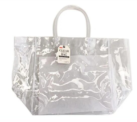 ダイソー　クリア　ビニールバッグ