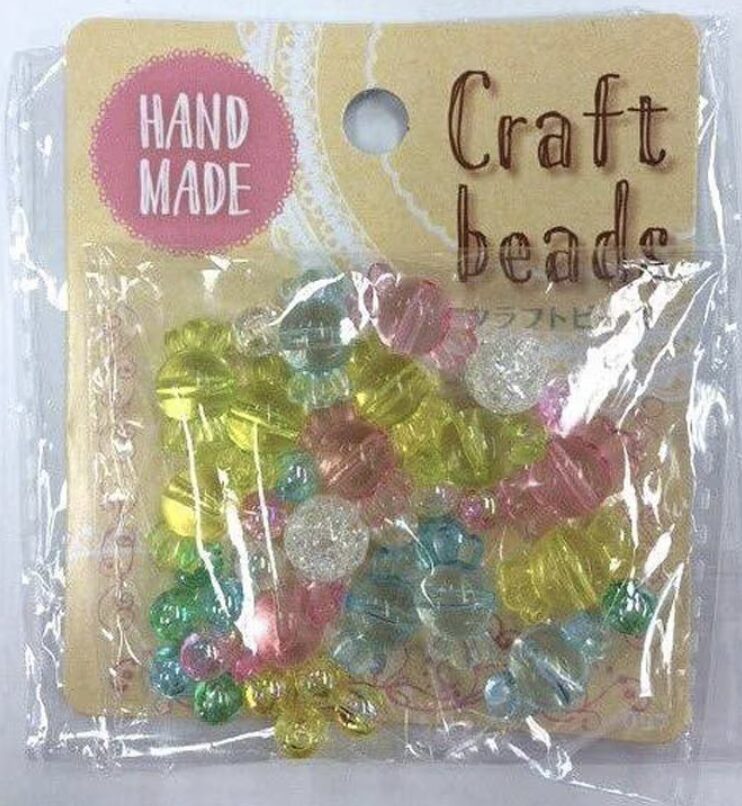 クラフト用ビーズ　キャンディＭＩＸ