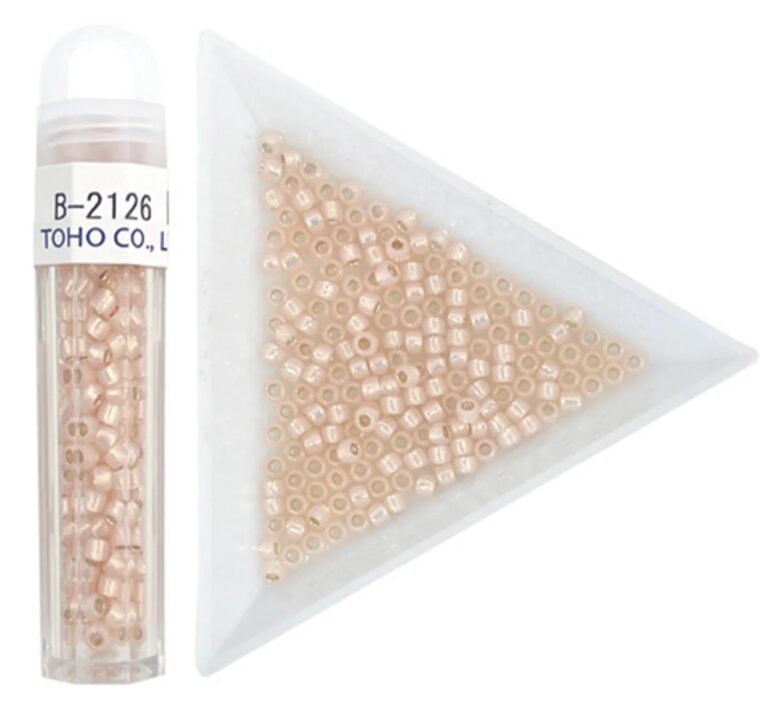 クラフトビーズ B-2126 ピンクベージュ 3mm