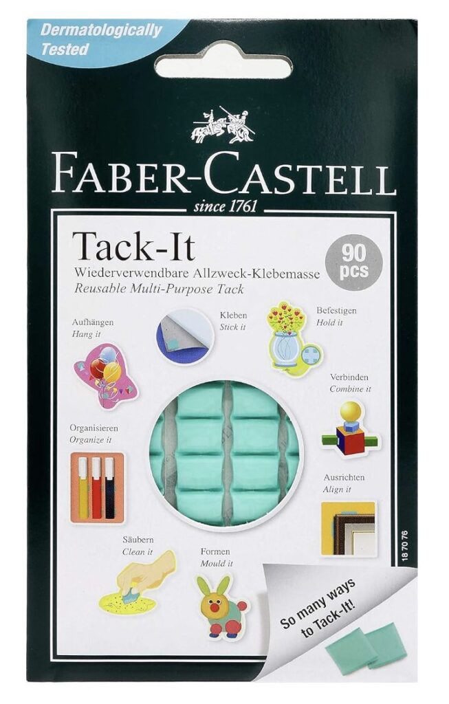 FABER-CASTELL 両面テープ 貼って剥がせる粘土シール
