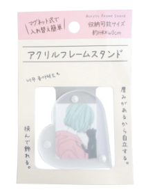 ワッツアクリルフレームスタンド ハート 