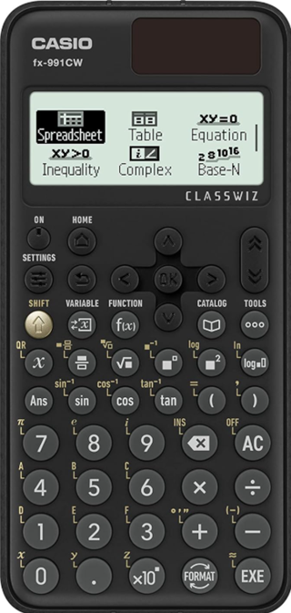 CASIO FX-991CW 高度な関数電卓 ブラック S