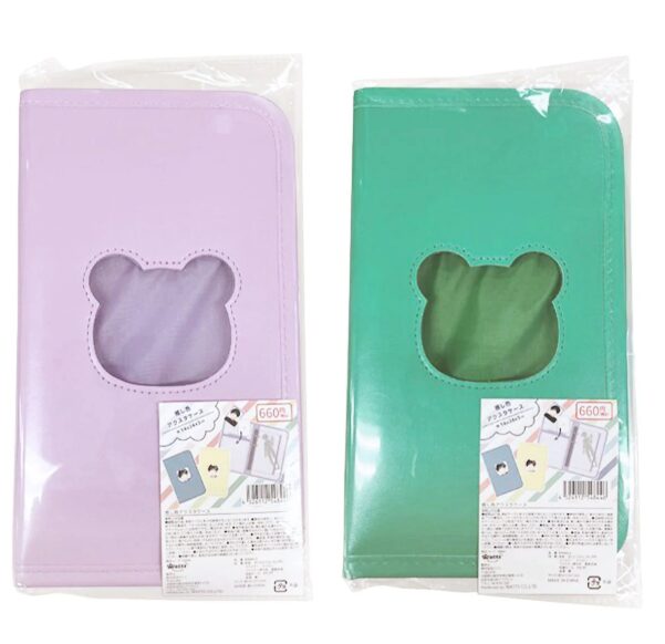 ワッツ　アクスタケース PB.推し色アクスタ収納ケースA （パープル・グリーン）