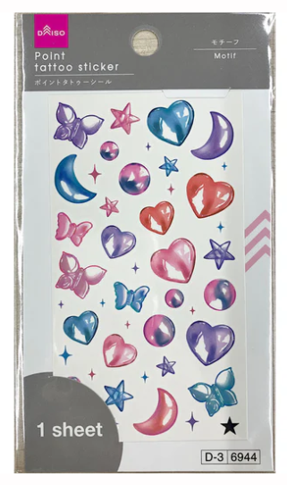 ダイソー②ポイントタトゥーシール（モチーフ）