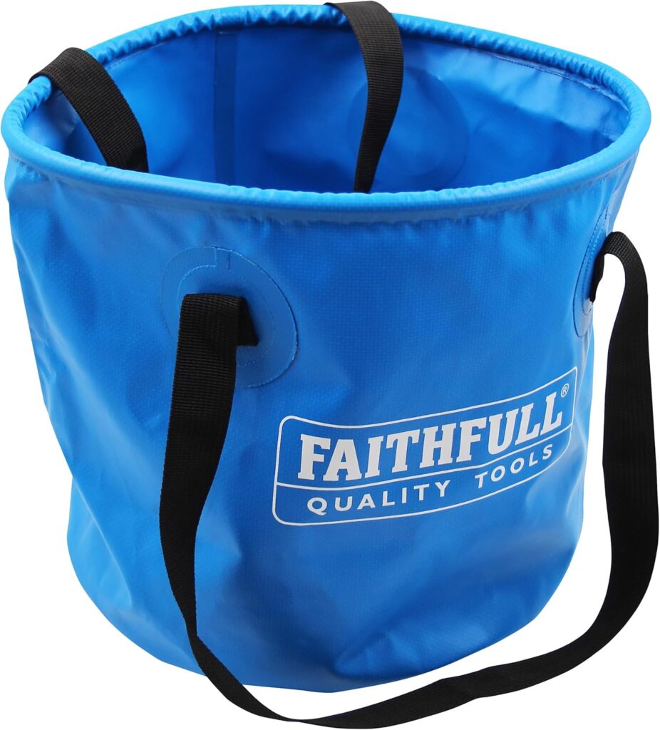 【Faithfull】FAI12LBUCKET 防水折りたたみ式バケツ
