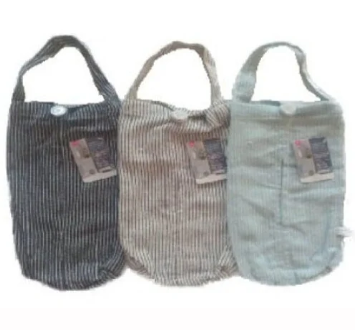 ティッシュカバー&レジ袋ストッカー ヒッコリー