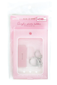 アクリルフォトケース ピンク 368283