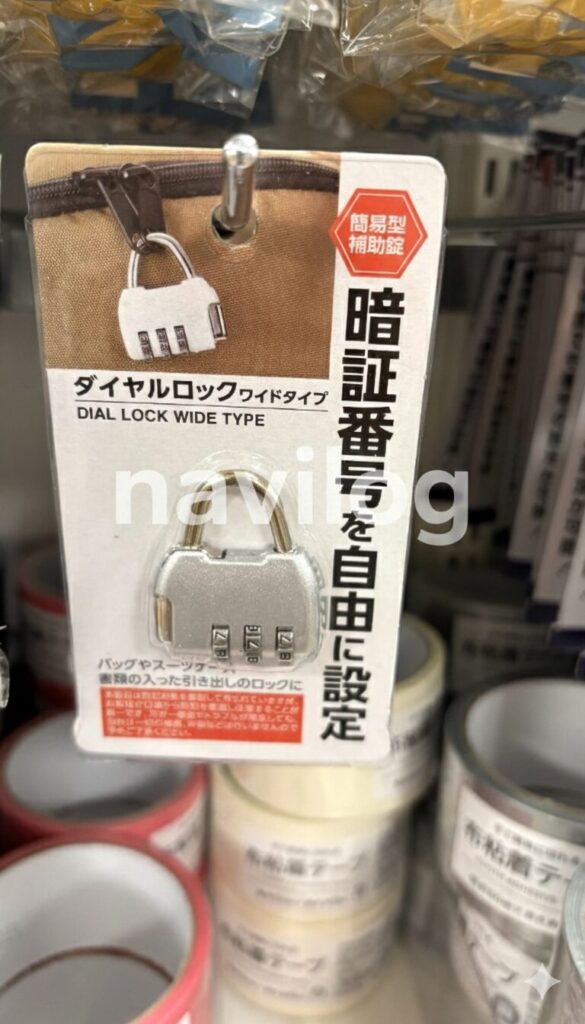 南京錠 筆者撮影