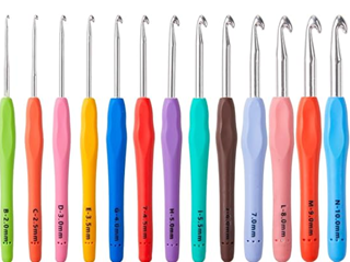 Inscraft かぎ針 編み針 73点セット とじ針 なわあみ針 毛糸針 段数マーカー 段数リング ハサミ 収納ケース付き 手芸 編み物 毛糸 DIY 工具 帽子 ニット 小物 デコレーション 初心者 手芸基本入門キット