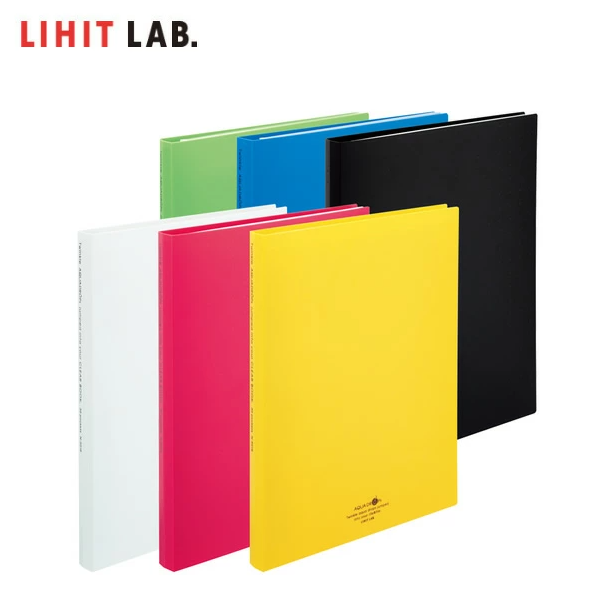 LIHIT LAB.（リヒトラブ）AQUA DROPs クリヤーブック｜ポケット30枚付き