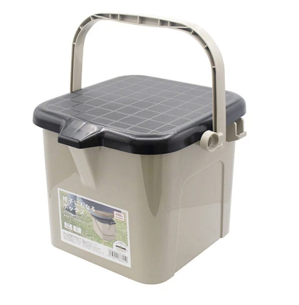 収納ボックス 簡易チェア 野外チェア イス アウトドア 椅子にもなるボックス 9L アウトドア 釣り