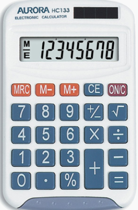 AURORA POCKET CALCULATOR HC133