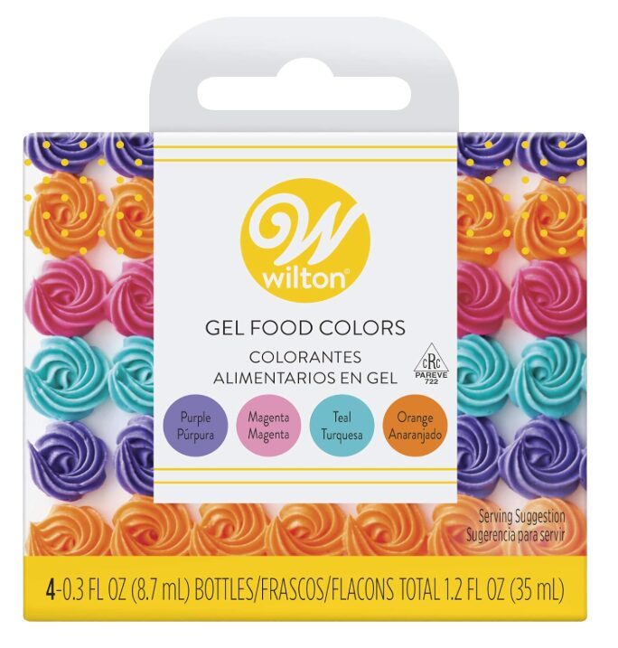 Wilton（ウィルトン）ジェルカラーセット ビビッド 4色