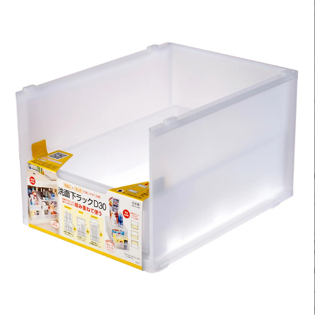 イノマタ化学 洗面下ラック D30｜積み重ね可能・引き出し式