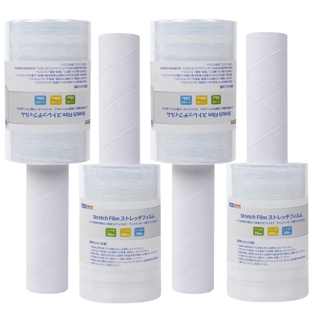 ADHES ハンディラップ100Mm×150m 4ロールセット
