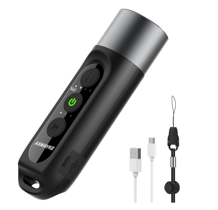aswayke 電子ホイッスル｜ IPX5防水・大音量125db・充電式1000mAh