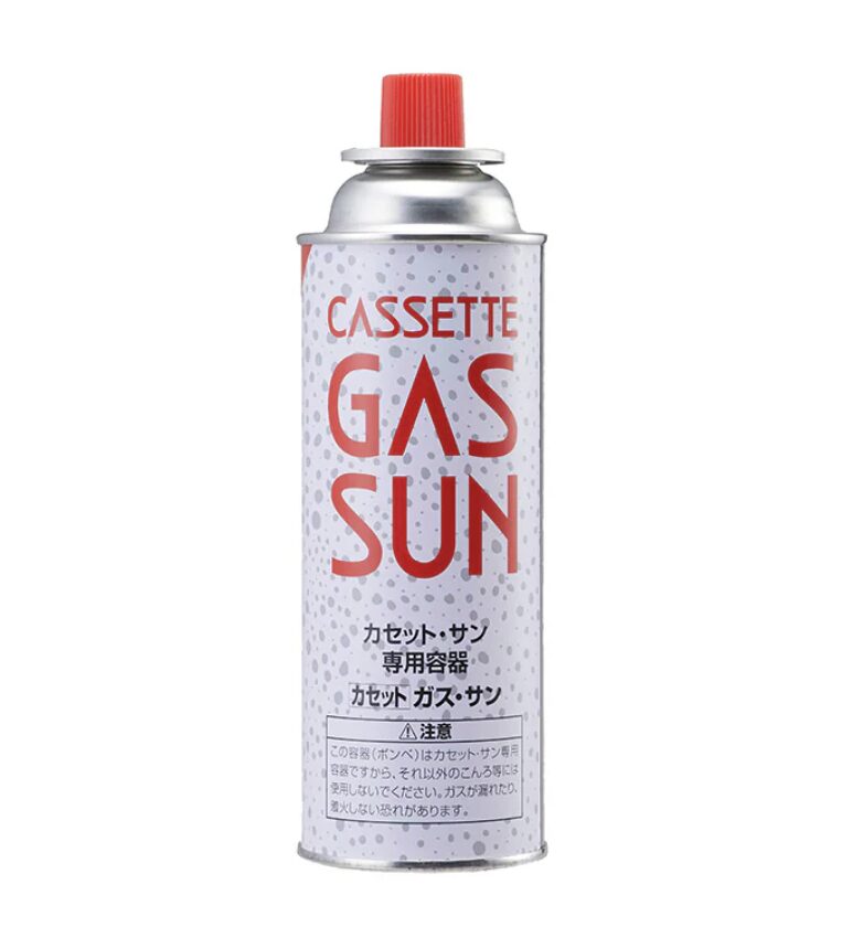 ダイソーのカセットボンベ(カセットガス・サン)