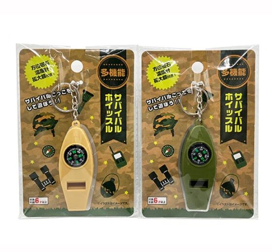 ダイソー　多機能サバイバルホイッスル