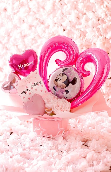 ディズニーミニー バルーン電報