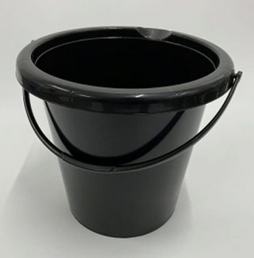 バケツ10L注ぎ口付ブラック