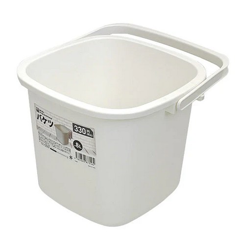 バケツ ポリバケツ 大型 ばけつ 角型 8L 掃除 園芸