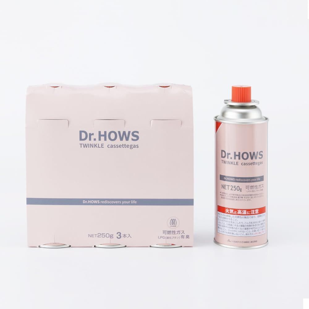 Dr.HOWS TWINKLE CASSETTEGAS トゥインクルカセットガス 250g