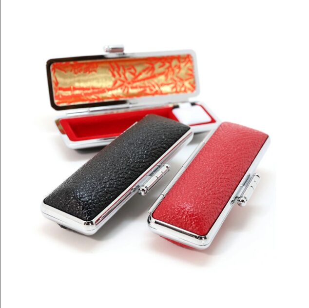 牛モミ皮印鑑ケース