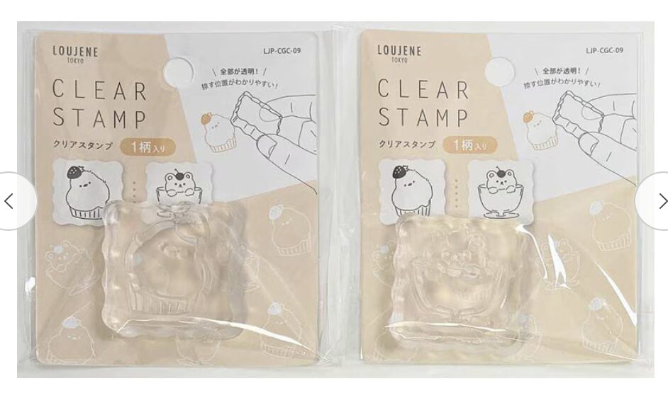 クリアスタンプ　Ｃ　シマエナガ＆ベア