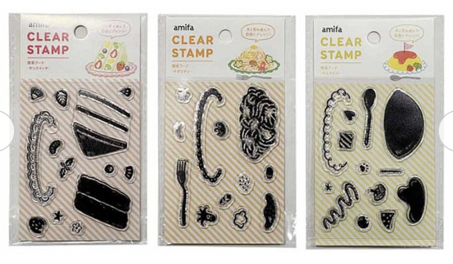 クリアスタンプ　喫茶フード
