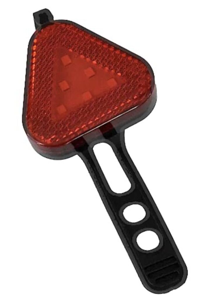 自転車リアライト トライアングル