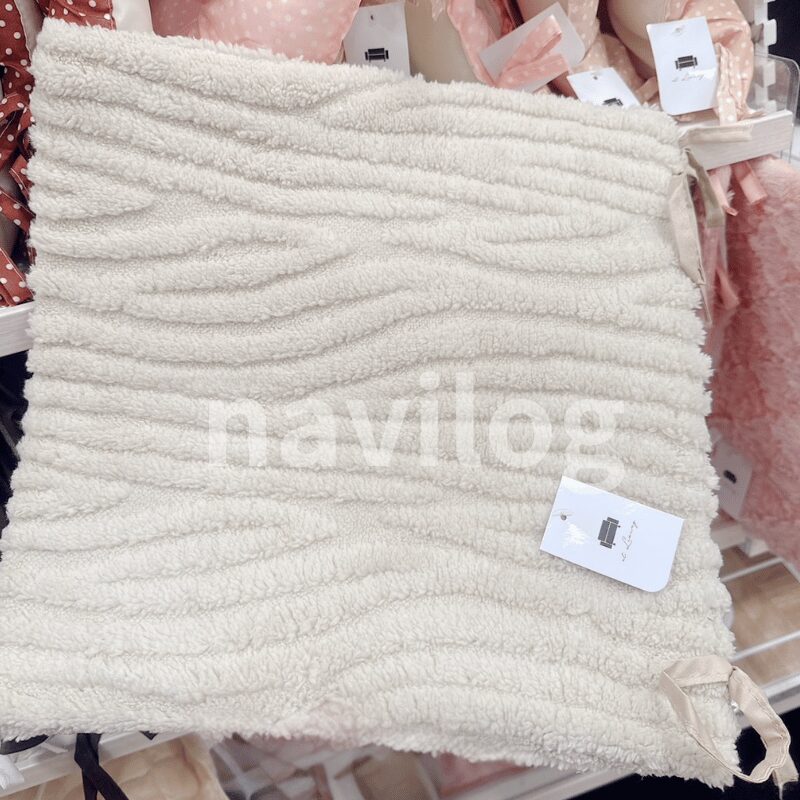 ジャカードボア シートクッション 角型